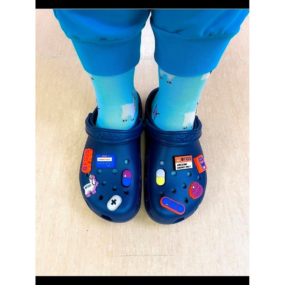 RARE HTF FIGS x CROCS Jibbitz Charm Pack (X2) Limited Edition‎ *Deadstock*